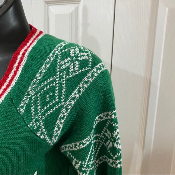 Ardene Sweaters Ardene Ugly Christmas Sweater Green Merry